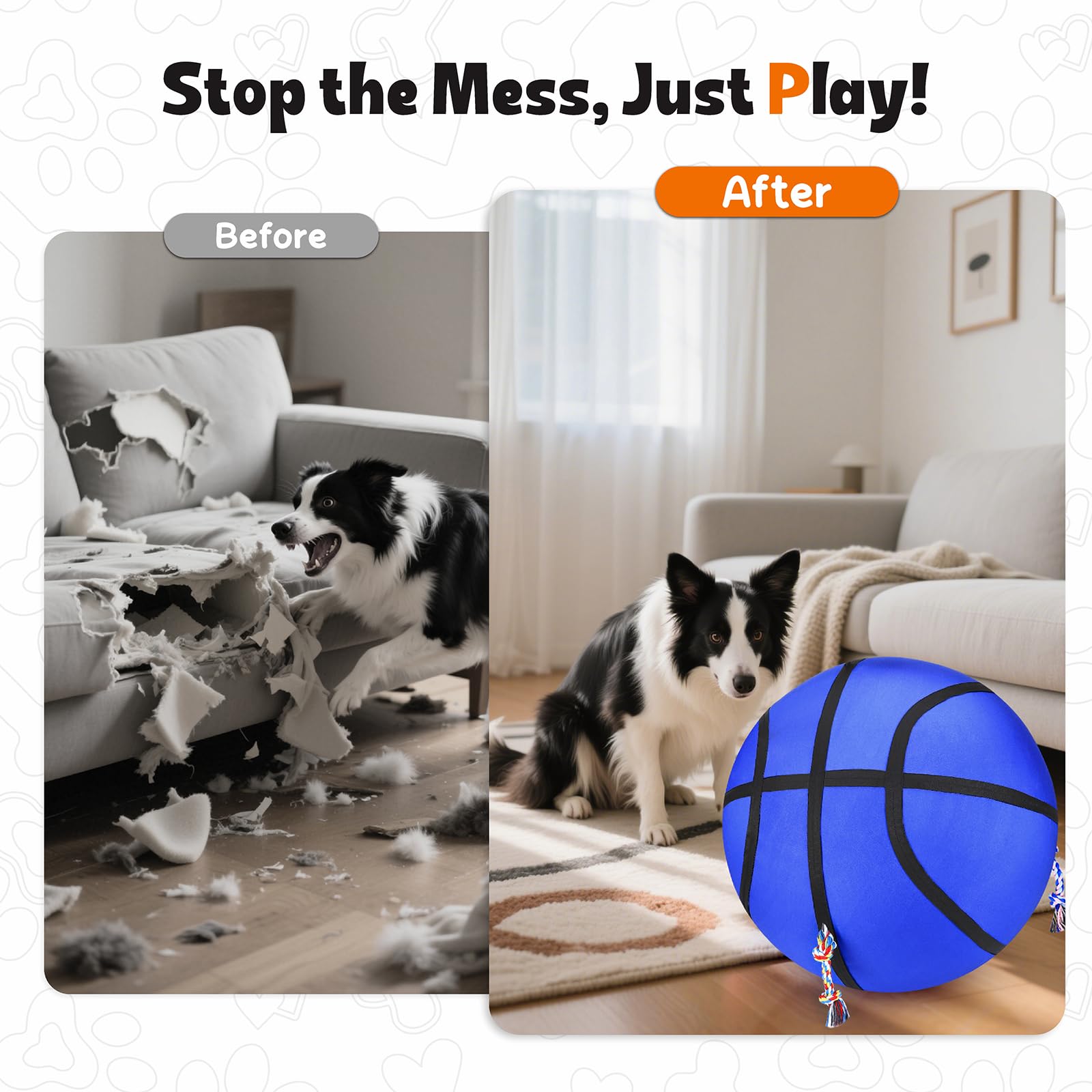 AIPERRO interactive handles invite tug-of-war and owner-dog bonding.