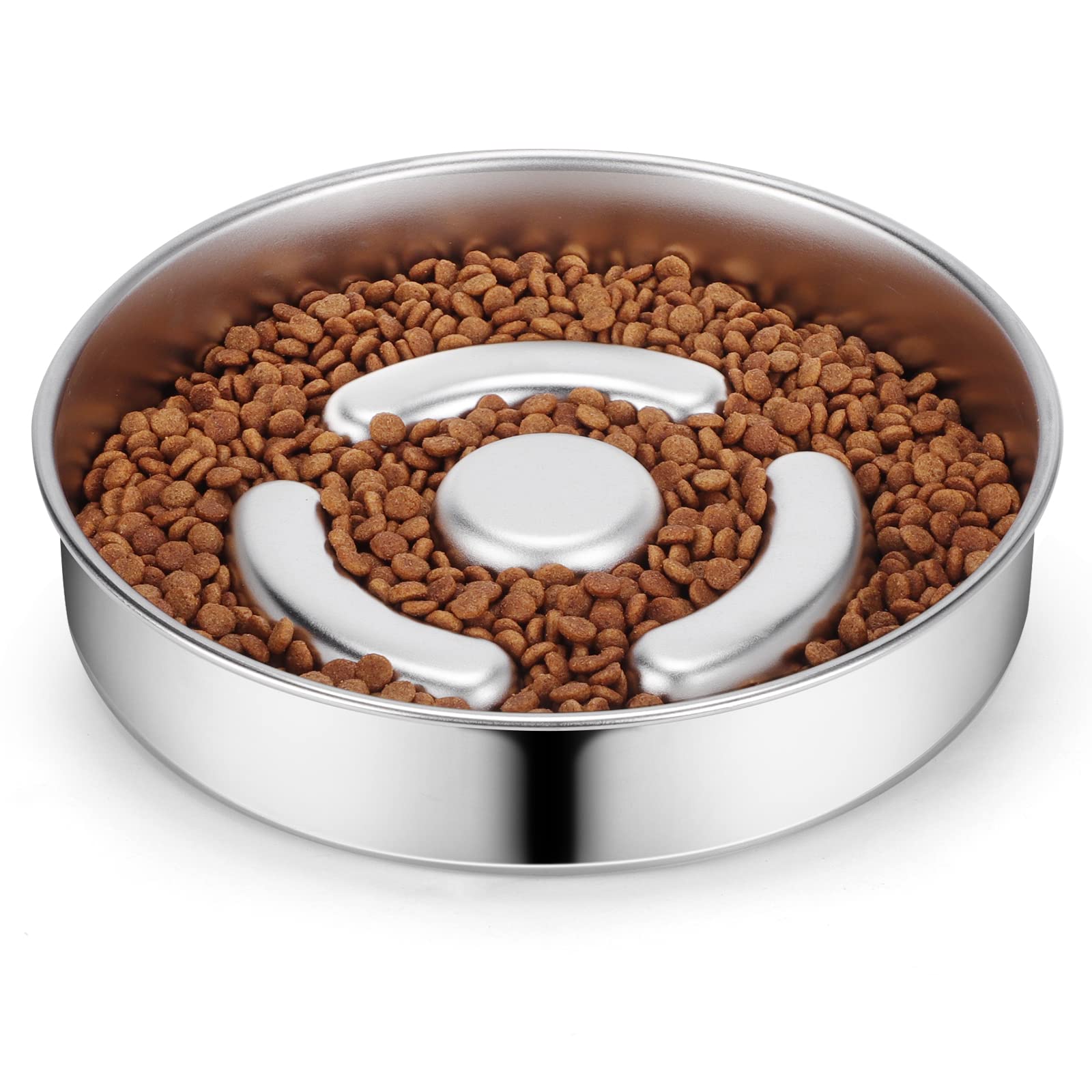 Aiperro non-slip base keeps the bowl steady during meals.