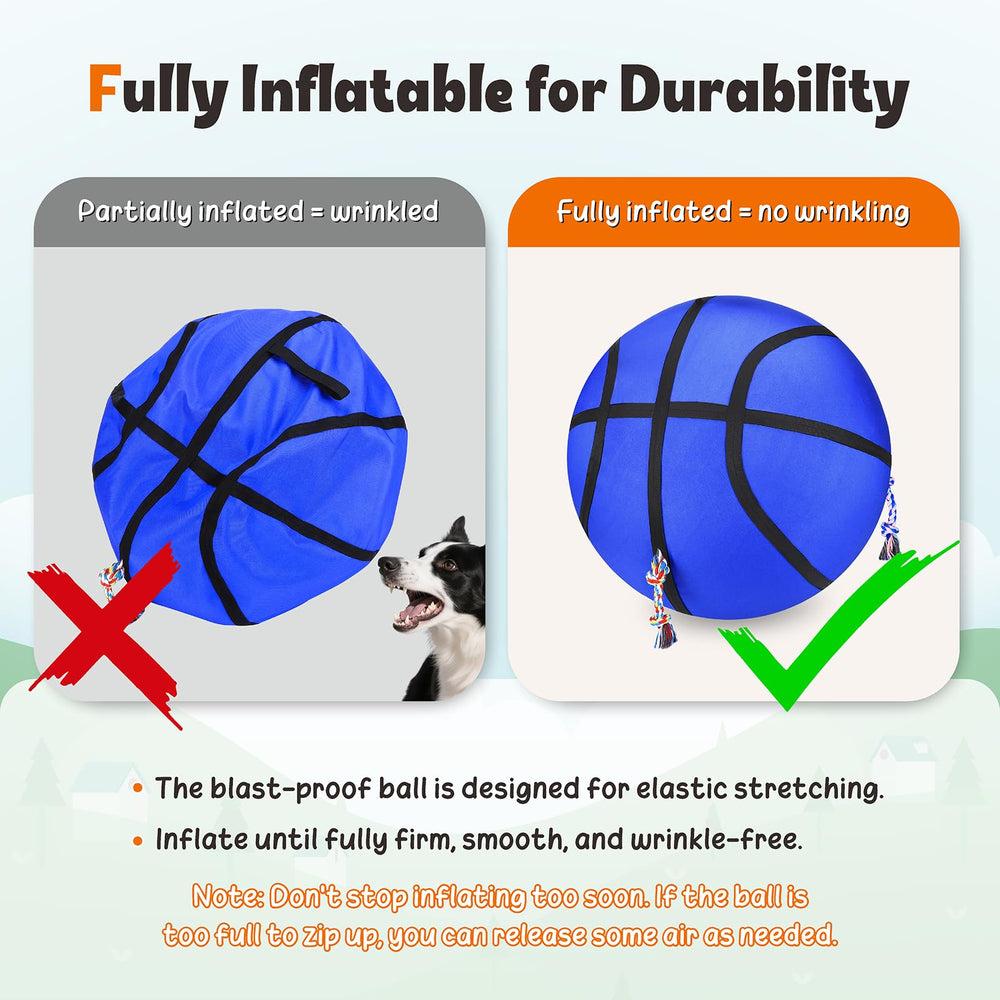 AIPERRO outdoor-ready ball is suitable for dogs and horses during adventures.