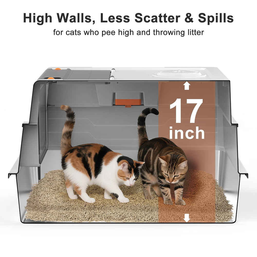 Aiperro urine containment enclosure prevents leaks while cats dig and spray