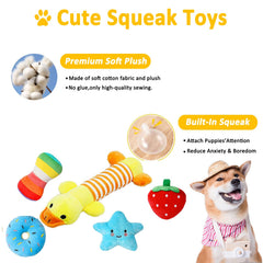 Aipper squeaky plush crab toy for roughhouse fun and safe play