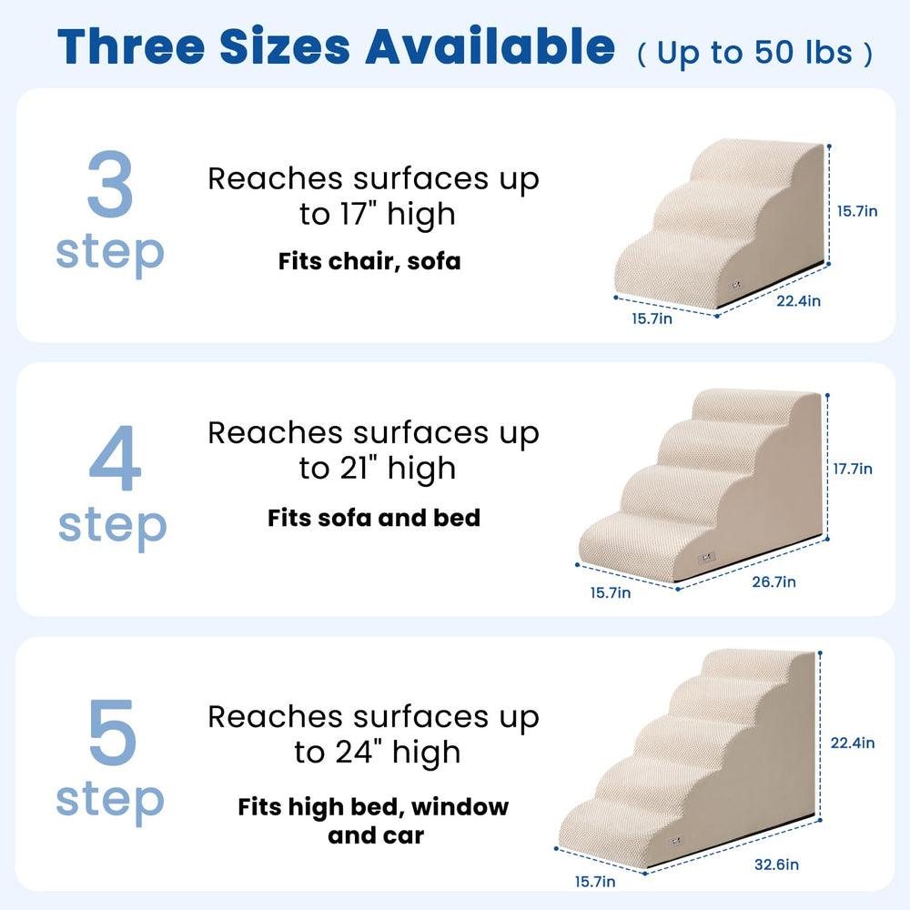 Airpanda Dog Stairs machine-washable cover for quick cleaning