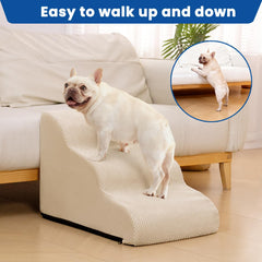 Airpanda Dog Stairs non-slip bottom keeps steps steady
