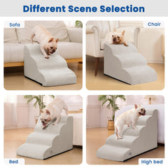 Airpanda dog steps for bed non-slip-base keeps your pet steady.