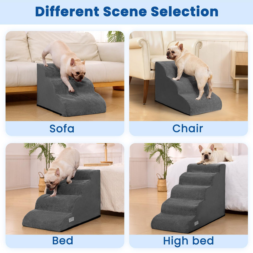 Airpanda dog steps non-slip base keeps stable footing on the floor