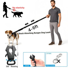 AirUIDOG 360 rotating frog clip prevents tangles during quick turns.
