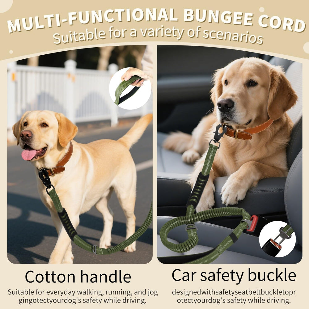 AirUIDOG seatbelt buckle secures dog during car rides for added safety.