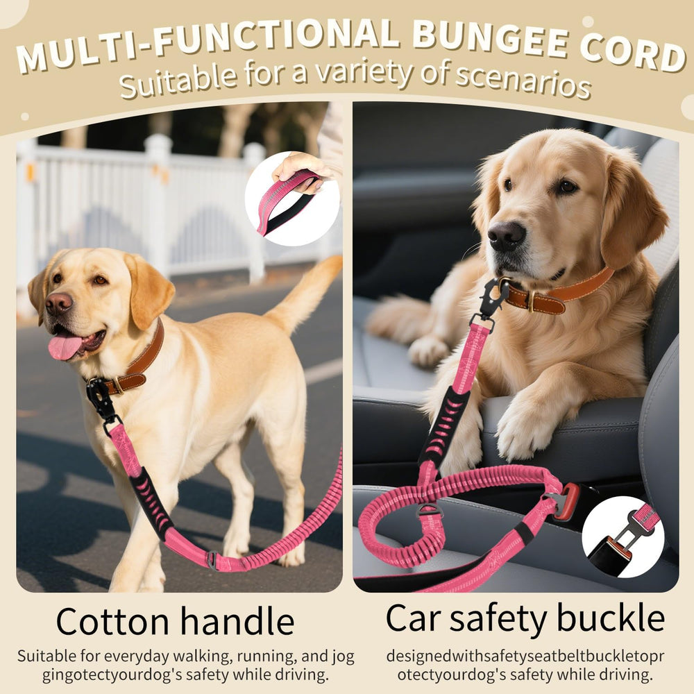 AIRUIDOG seatbelt clip supports safe car rides with the leash