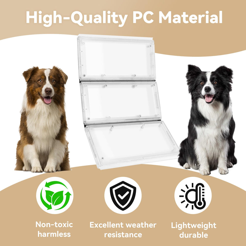 AirVows magnetic seal blocks drafts while allowing easy pet access.