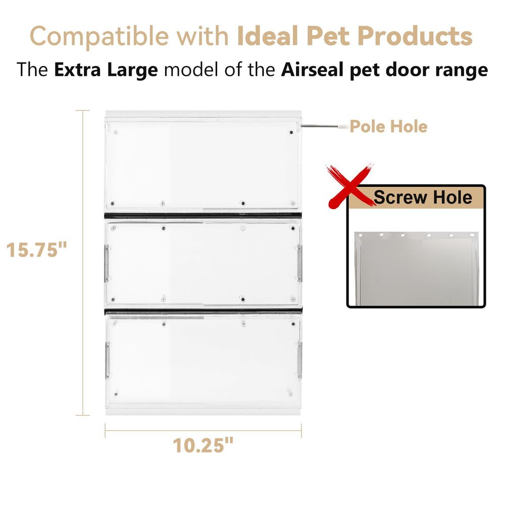 AirVows spare rubber strips 4-pack extend life and reduce maintenance.