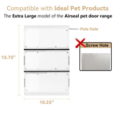 AirVows spare rubber strips 4-pack extend life and reduce maintenance.
