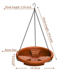 AISITIN solar fountain keeps water circulating for a lively garden display.