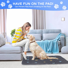 Aitmexcn Machine-washable puppy pad simplifies cleaning and reuse.