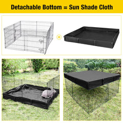 Aivituvin 1.3-inch mesh safety spacing maintains ventilation while preventing escapes.