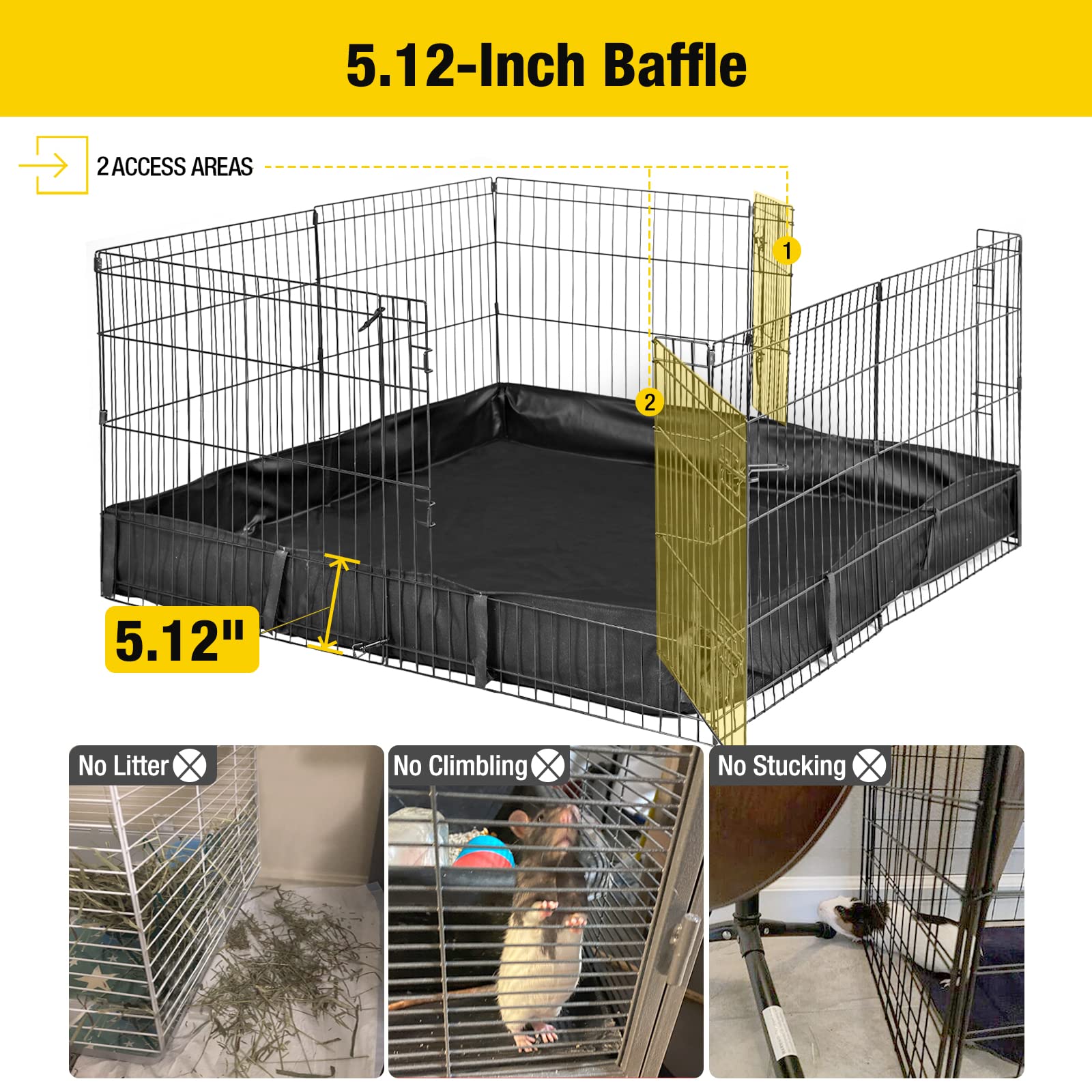 Detachable bottom of the Aivituvin playpen doubles as a sunshade when used outdoors.