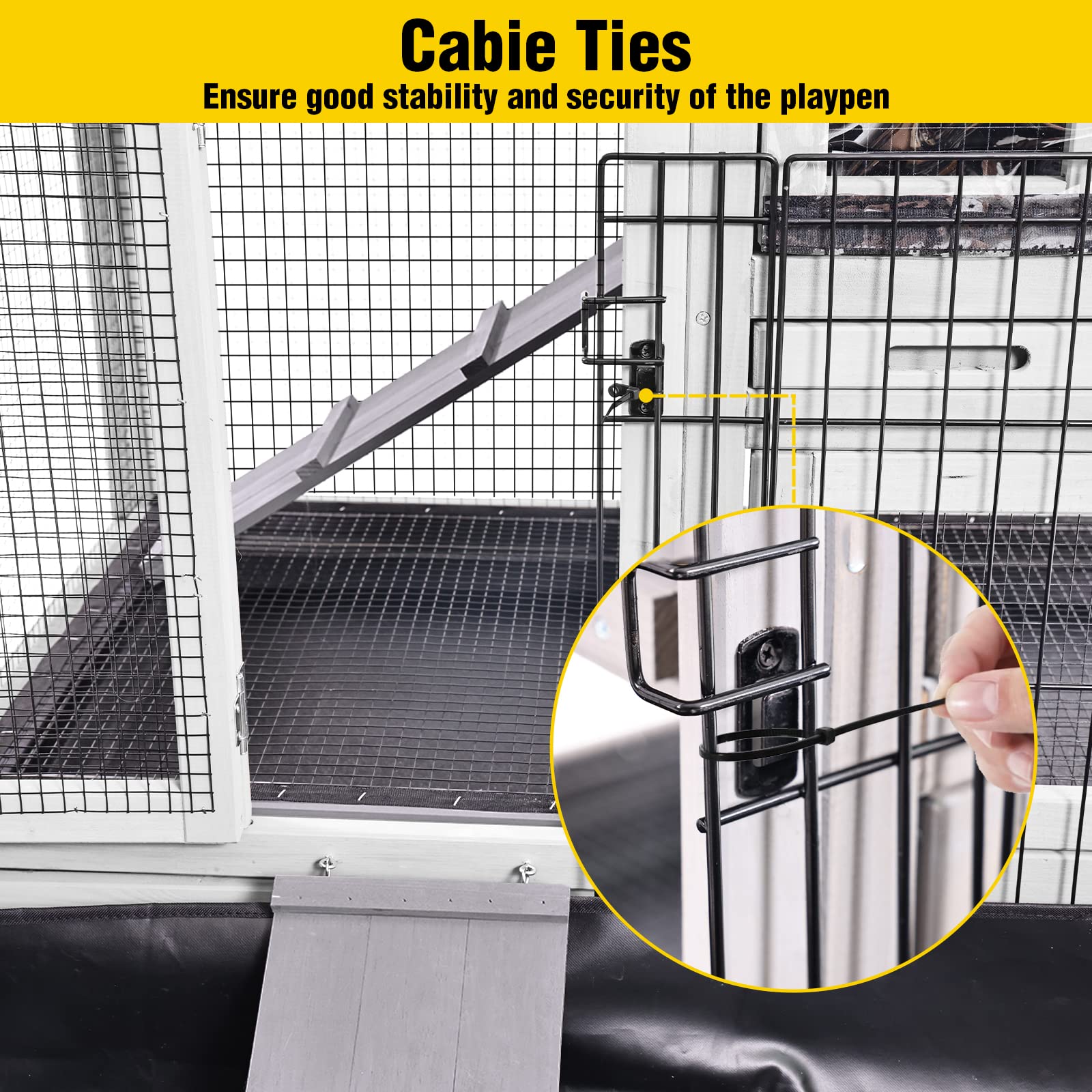 Easy to clean design helps quick maintenance after pets' adventures with the removable bottom.
