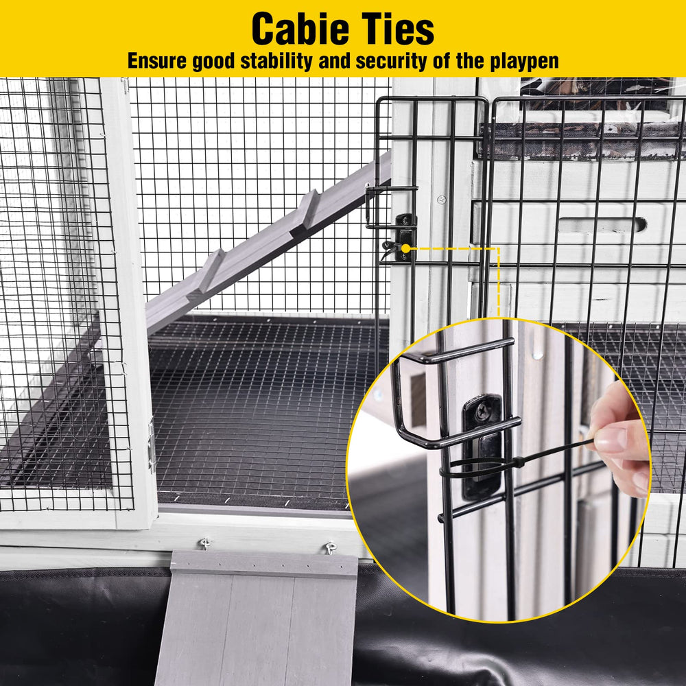 Easy to clean design helps quick maintenance after pets' adventures with the removable bottom.