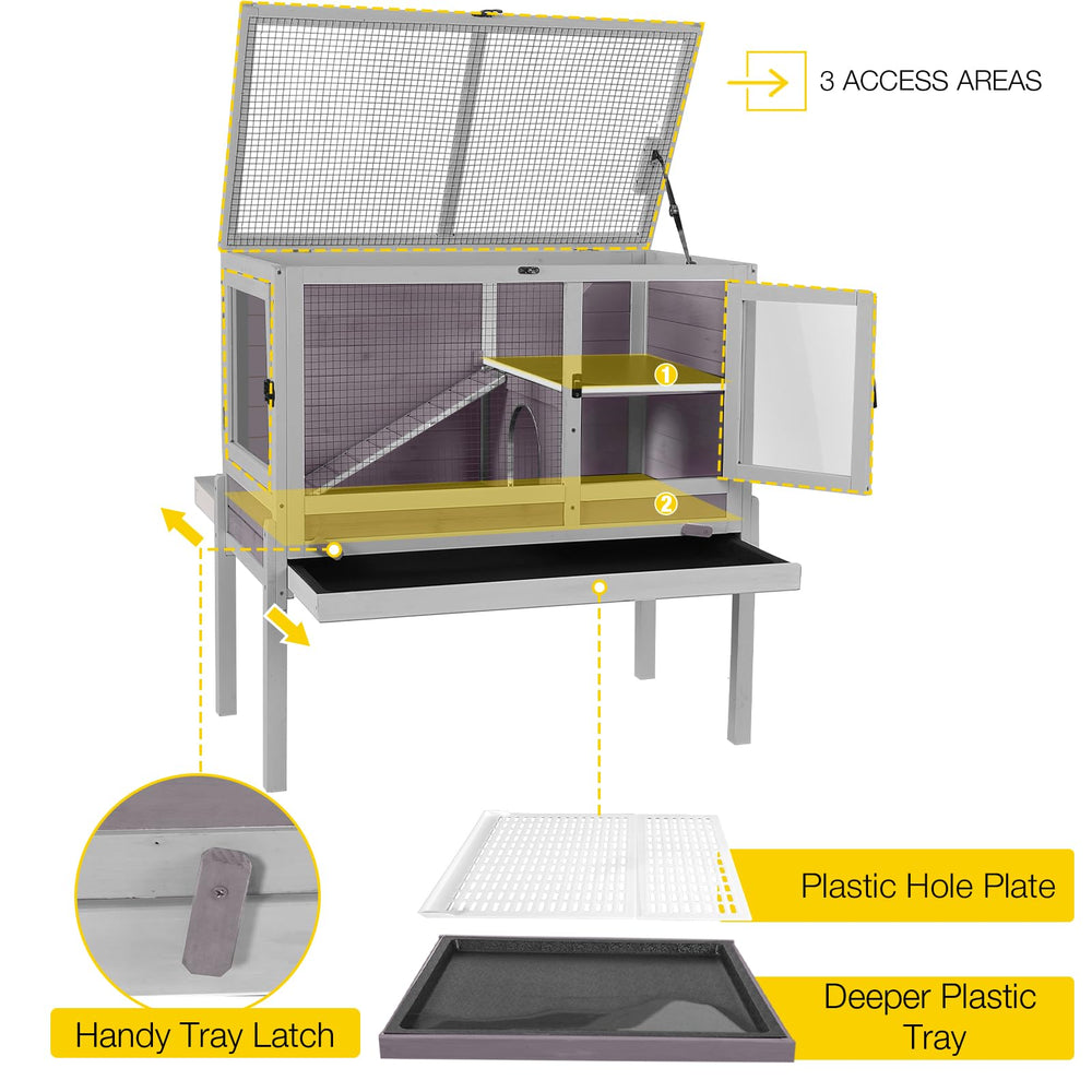 Aivituvin removable stand enables fast playpen conversion.