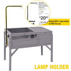 Aivituvin tortoise habitat heat lamp adjustable height for flexible warmth