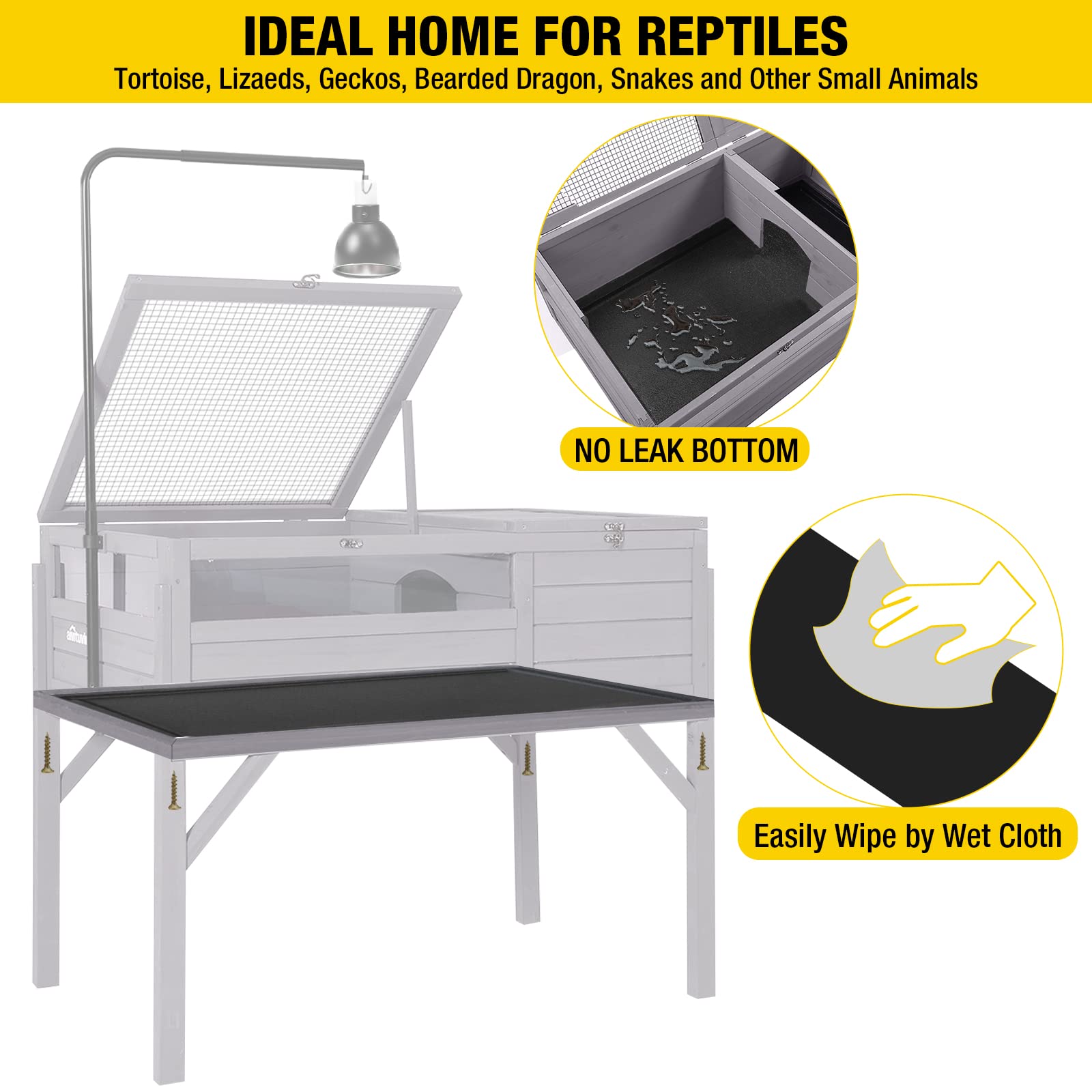 Aivituvin tortoise habitat two-bedroom design for roomy comfort