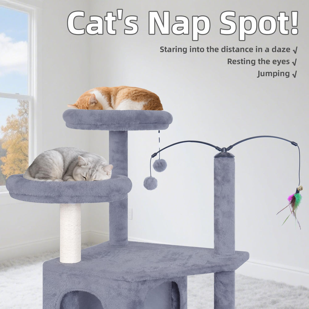 AIWIKIDE Big Cat Tree assembly is simple with included tools.