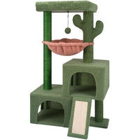AIWIKIDE cactus cat tree base board provides sturdy foundation for play and rest.