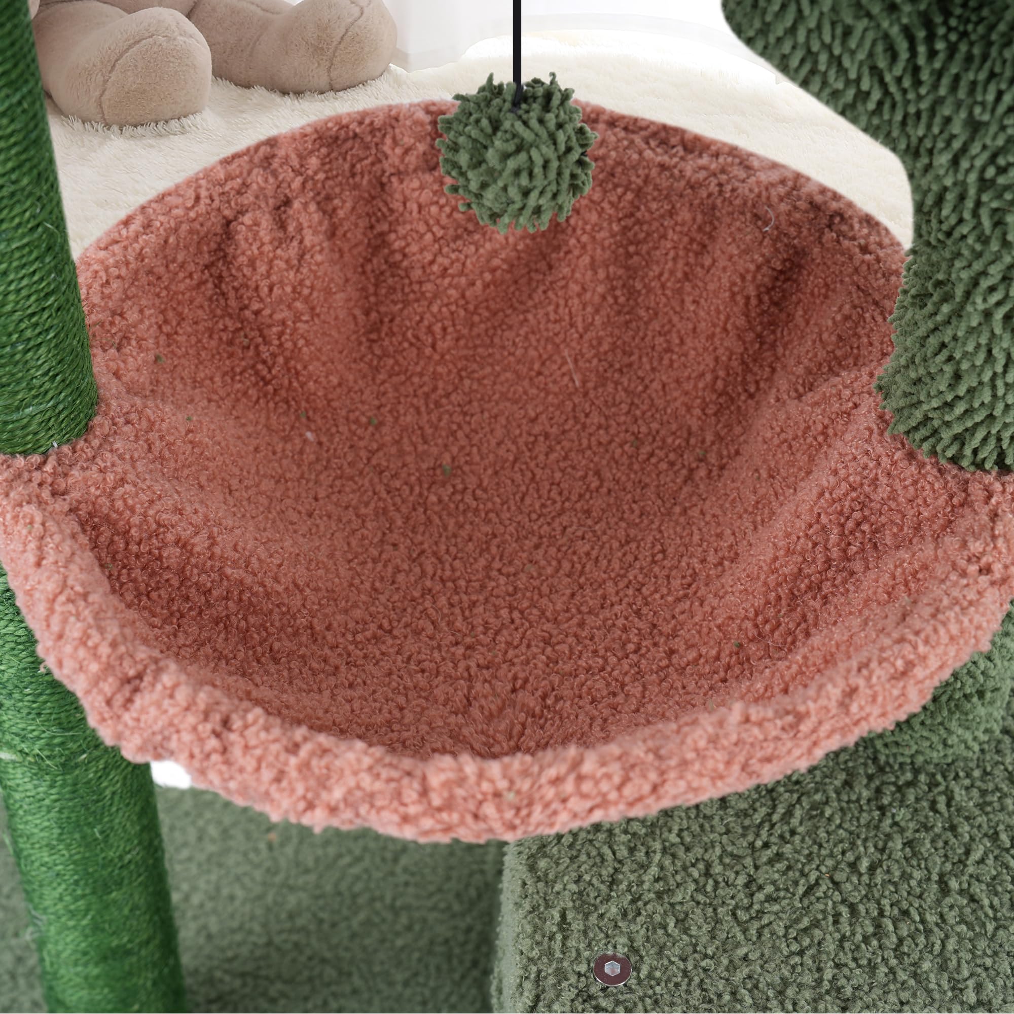 AIWIKIDE cactus cat tree sisal posts help protect furniture during scratching.