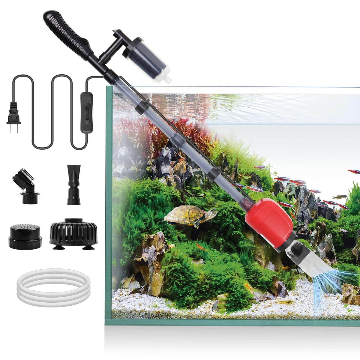 aiwrbwcey 36W gravel cleaner for aquarium cleaning and water changes