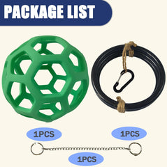 Ajqxh enrichment rings closeup highlighting durable plastic and silicone