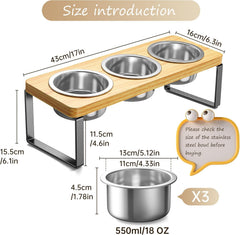 AKAOLA wooden stand offering sturdy support during meals