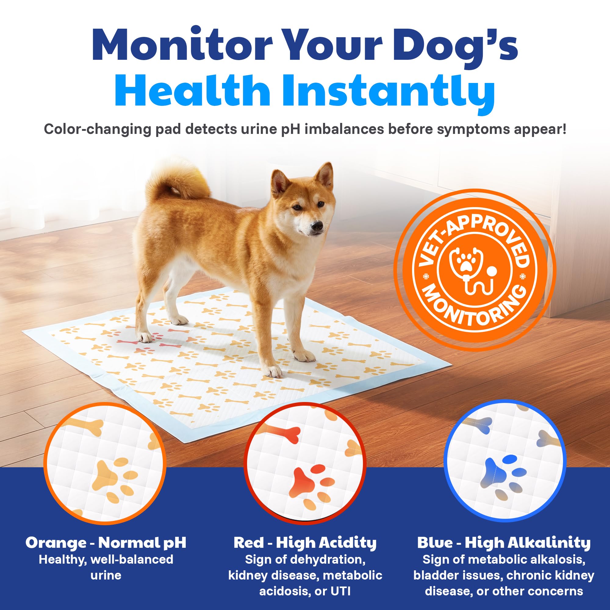 AKC Advanced Puppy Pads quick-dry absorption keeps puppy paws dry