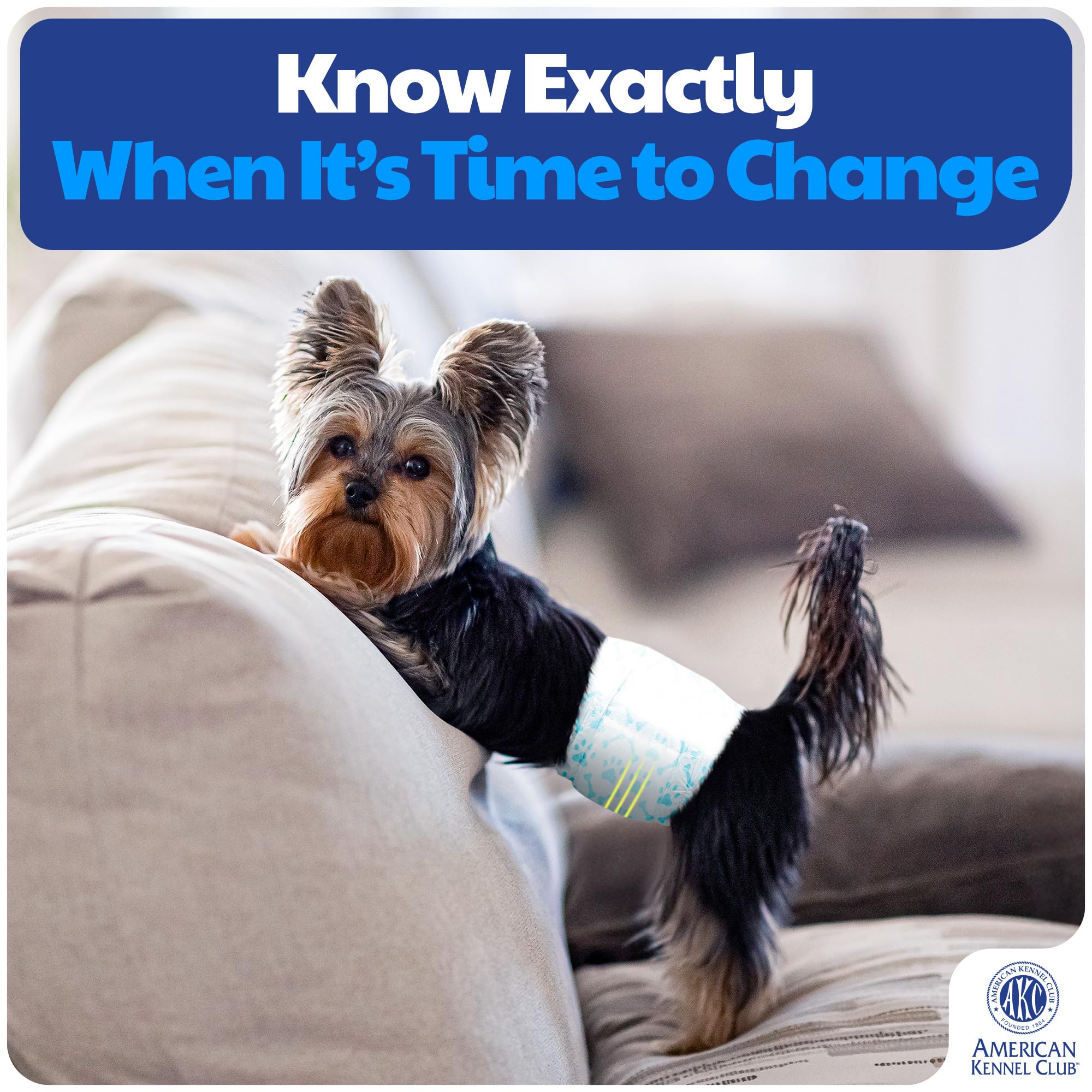 Adjustable snug fit with edge guard helps prevent leaks on active pups