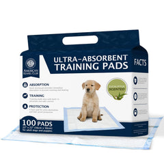 American Kennel Club AKC62975 6-layer leak-proof pad seen from top, emphasizing absorbent surface