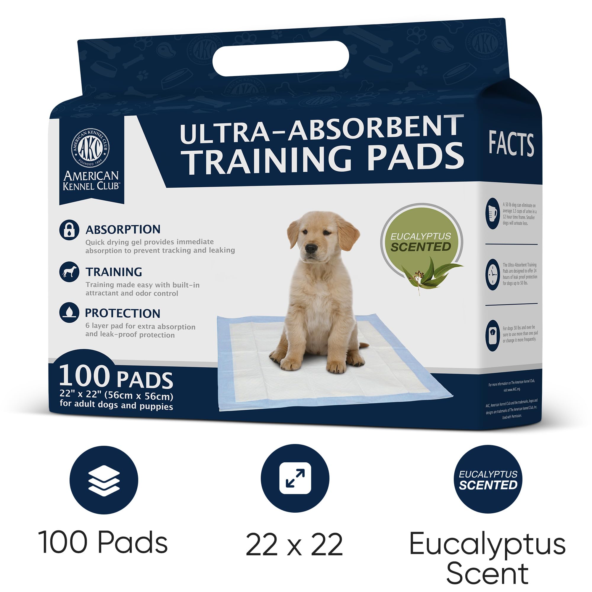 AKC62975 pad with SAP quick-dry technology demonstrating rapid liquid absorption