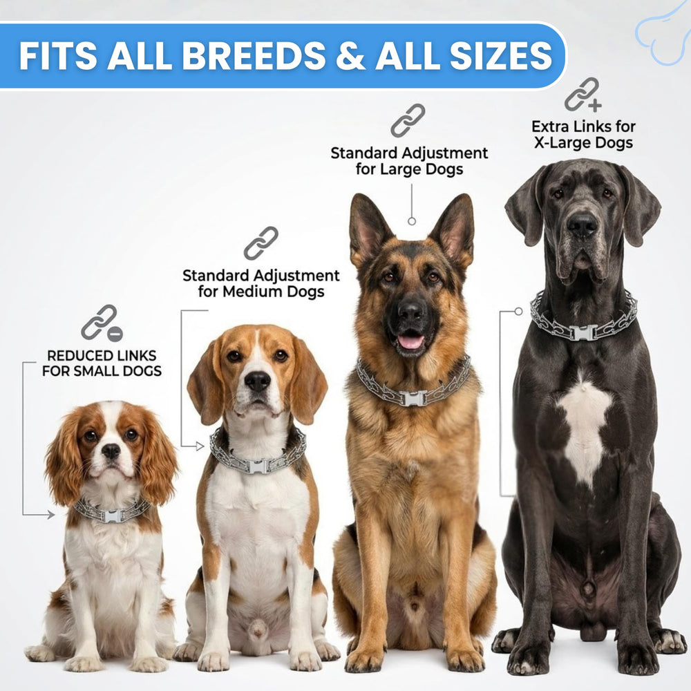 AKDNZ No Pull Collar adjustable 18-24 inch neck for versatile sizing.