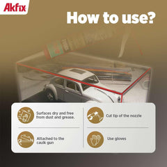 Akfix 100AQ sealant waterproof seal resisting moisture in aquariums