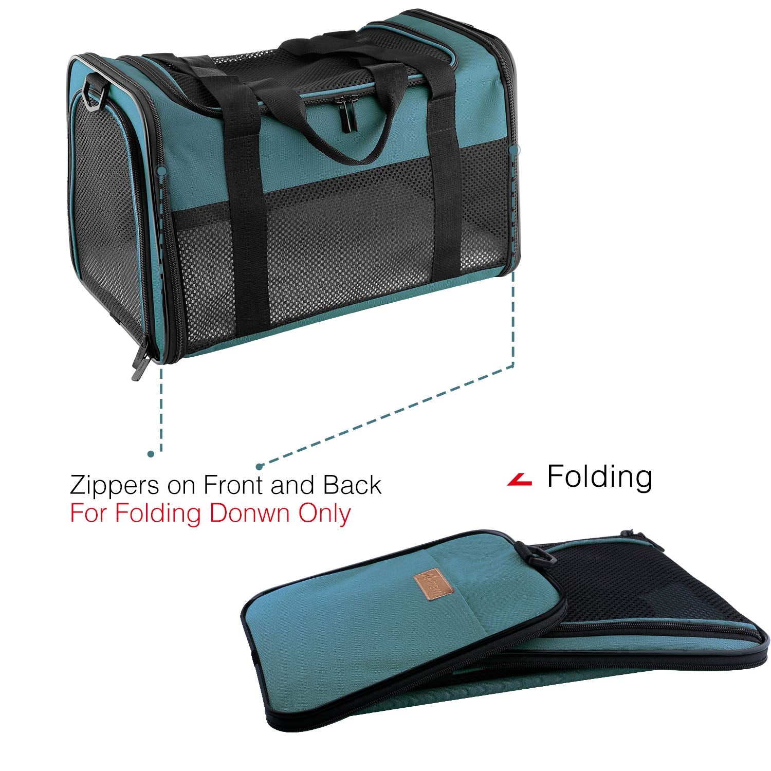 Akinerri carrier secures in car seats or luggage for convenience.