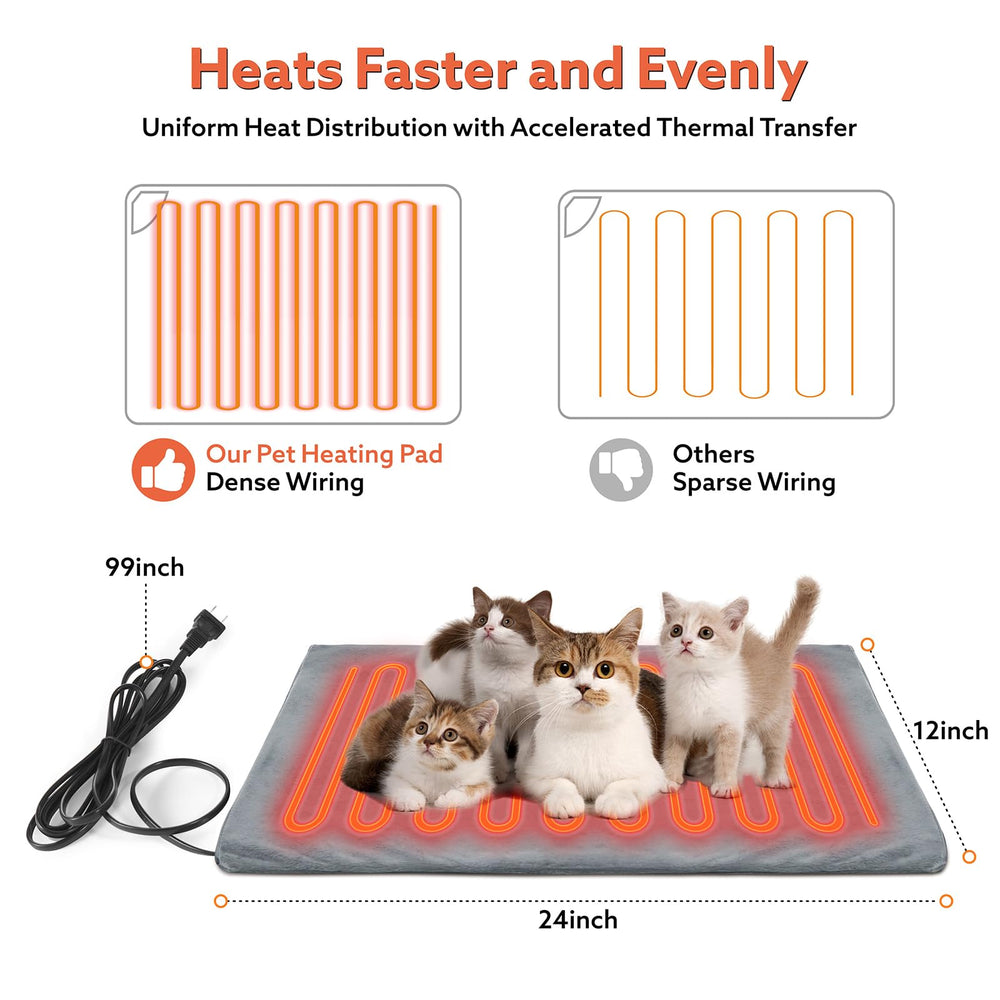 AKAOLA heated cat house featuring a safe escape door for secure retreat.