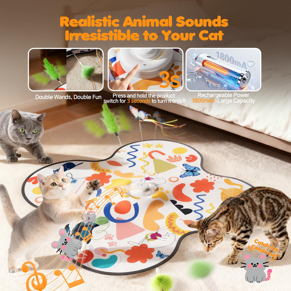 Aktor squeaky mouse delivers realistic prey cues for focused play.