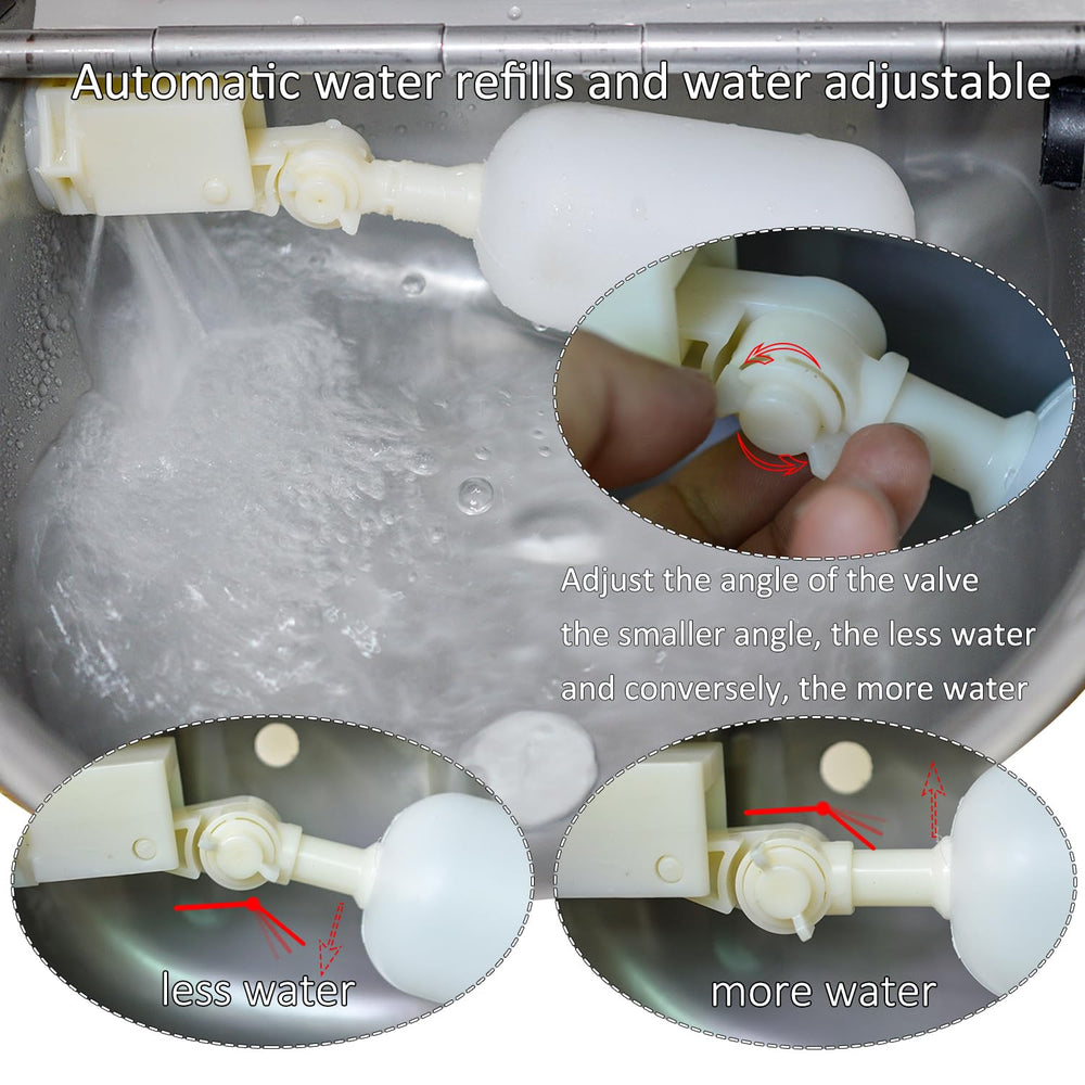 AKUATUZ easy-install design for floor or wall mounting.