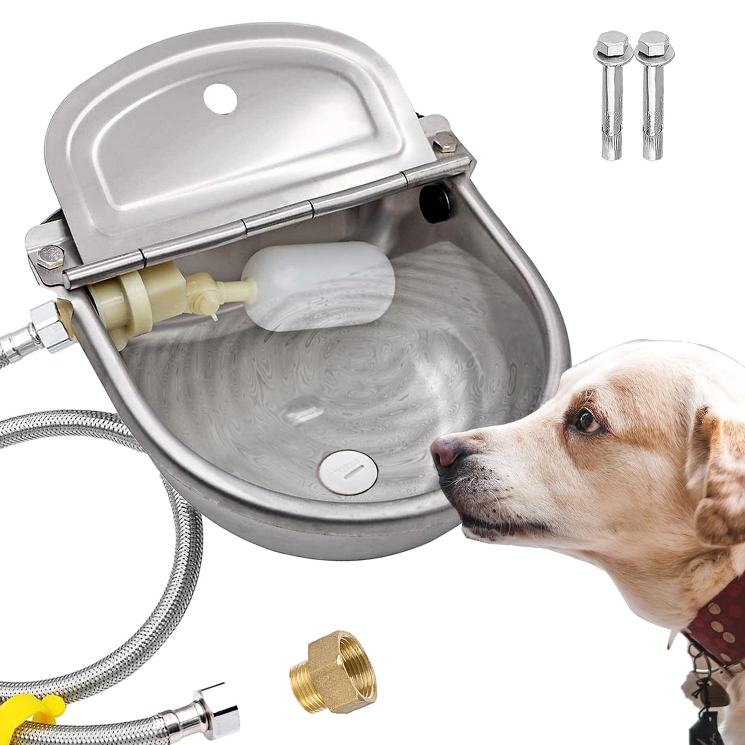 AKUATUZ large-capacity waterer supports multiple animals at once.