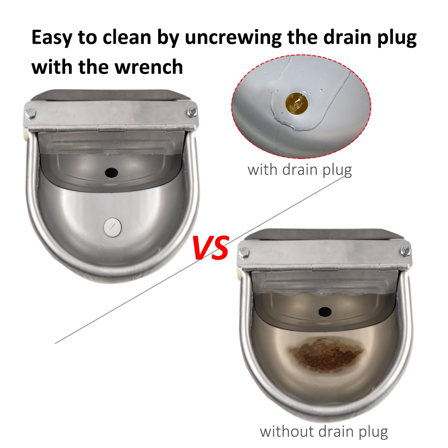 AKUATUZ package includes water bowl, injection pipe, and pipe adapter.