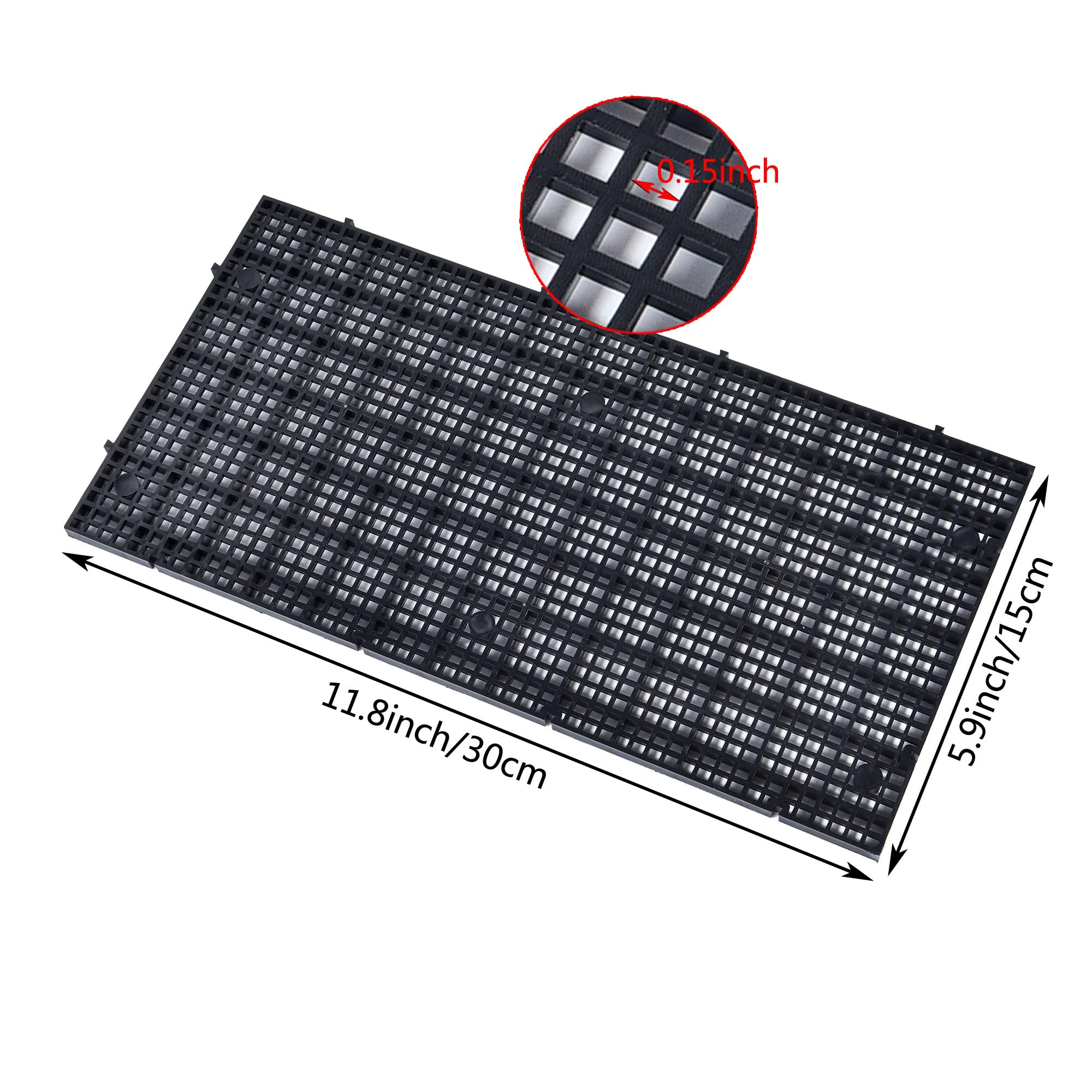 ALEGI aquarium bottom isolation bracket helps keep substrates organized