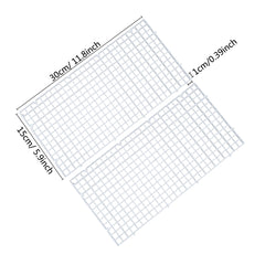ALEGI divider grid being positioned to create flexible, customizable tank sections.