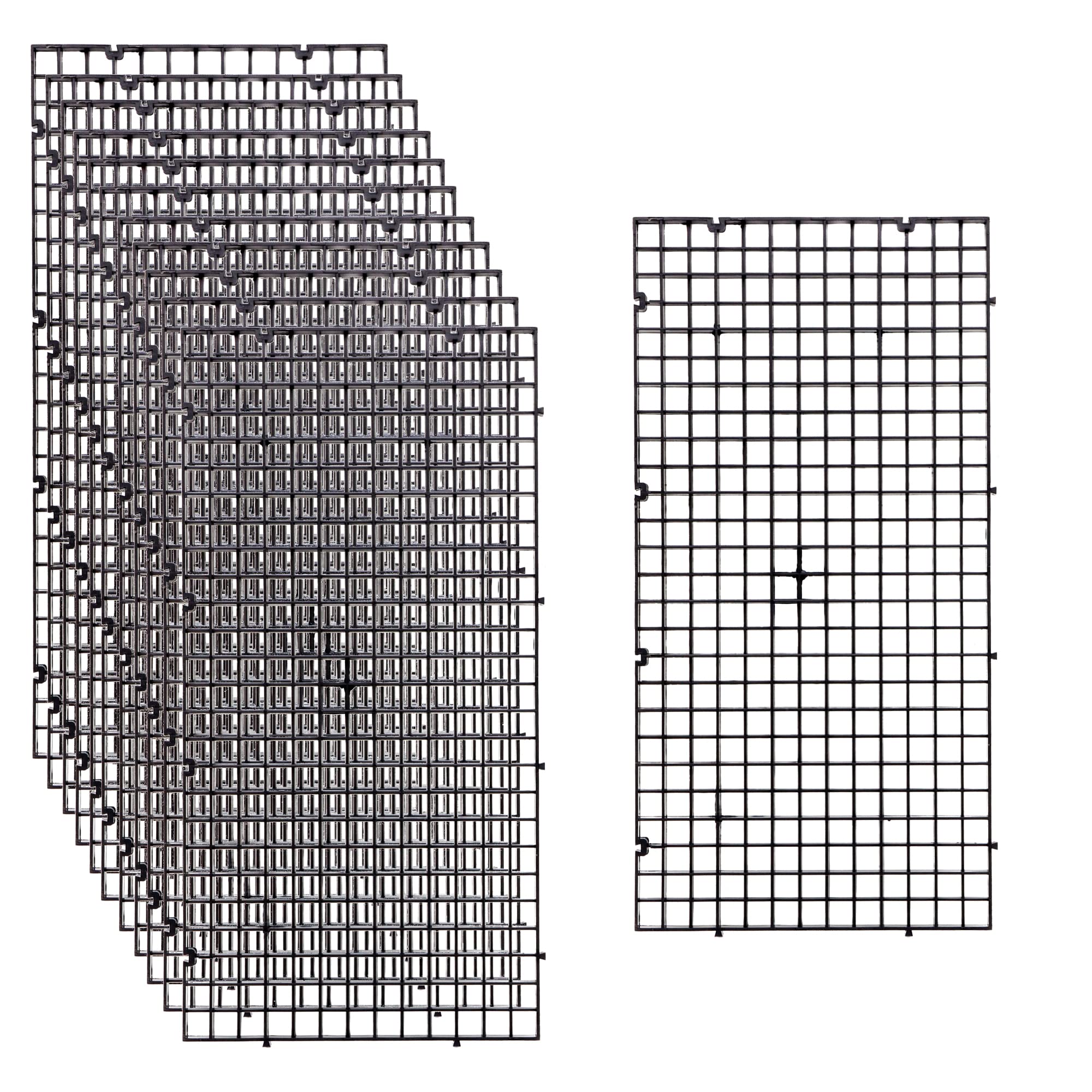 ALEGI aquarium divider grid assembly highlighting modular, customizable separation for peaceful fish housing.