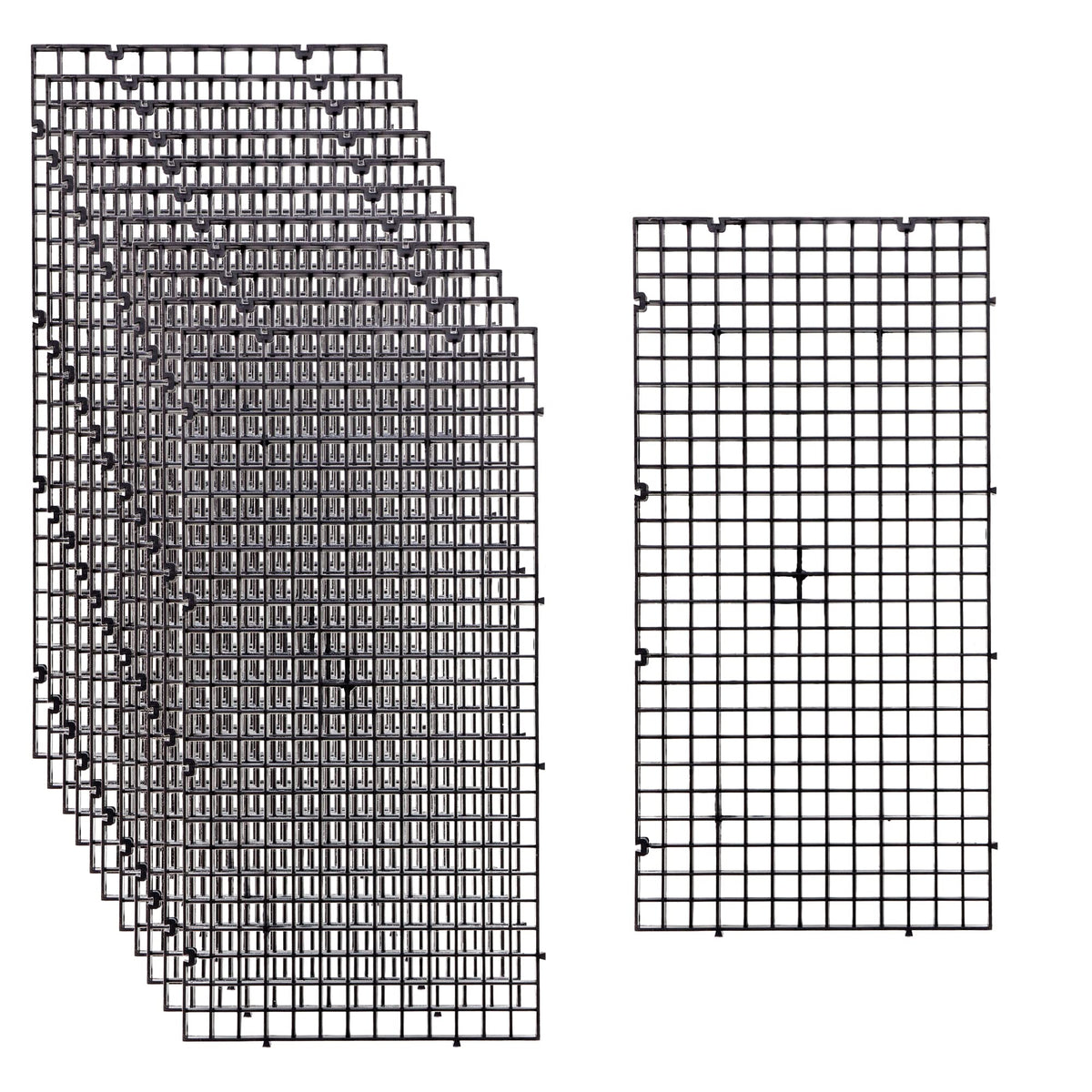 ALEGI aquarium divider grid assembly highlighting modular, customizable separation for peaceful fish housing.