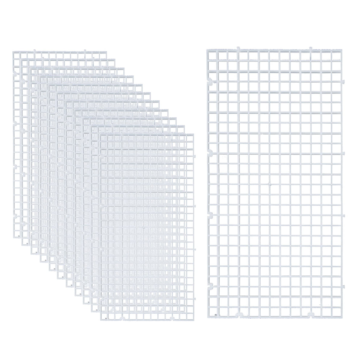 ALEGI aquarium egg crate divider shown in a partitioned tank for safer fish separation.