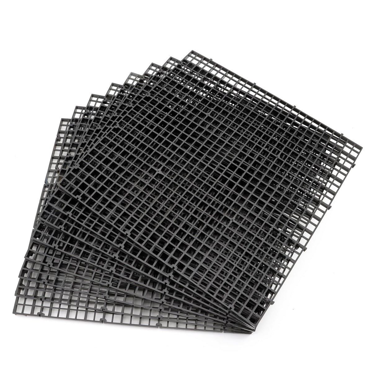 ALEGI aquarium egg crate grid divider 8pcs keeps fish separated safely