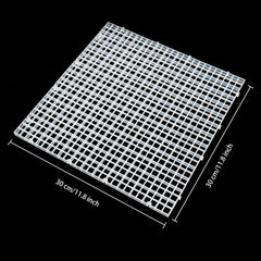 ALEGI aquarium egg crate grid divider, side view highlights sturdy organization.