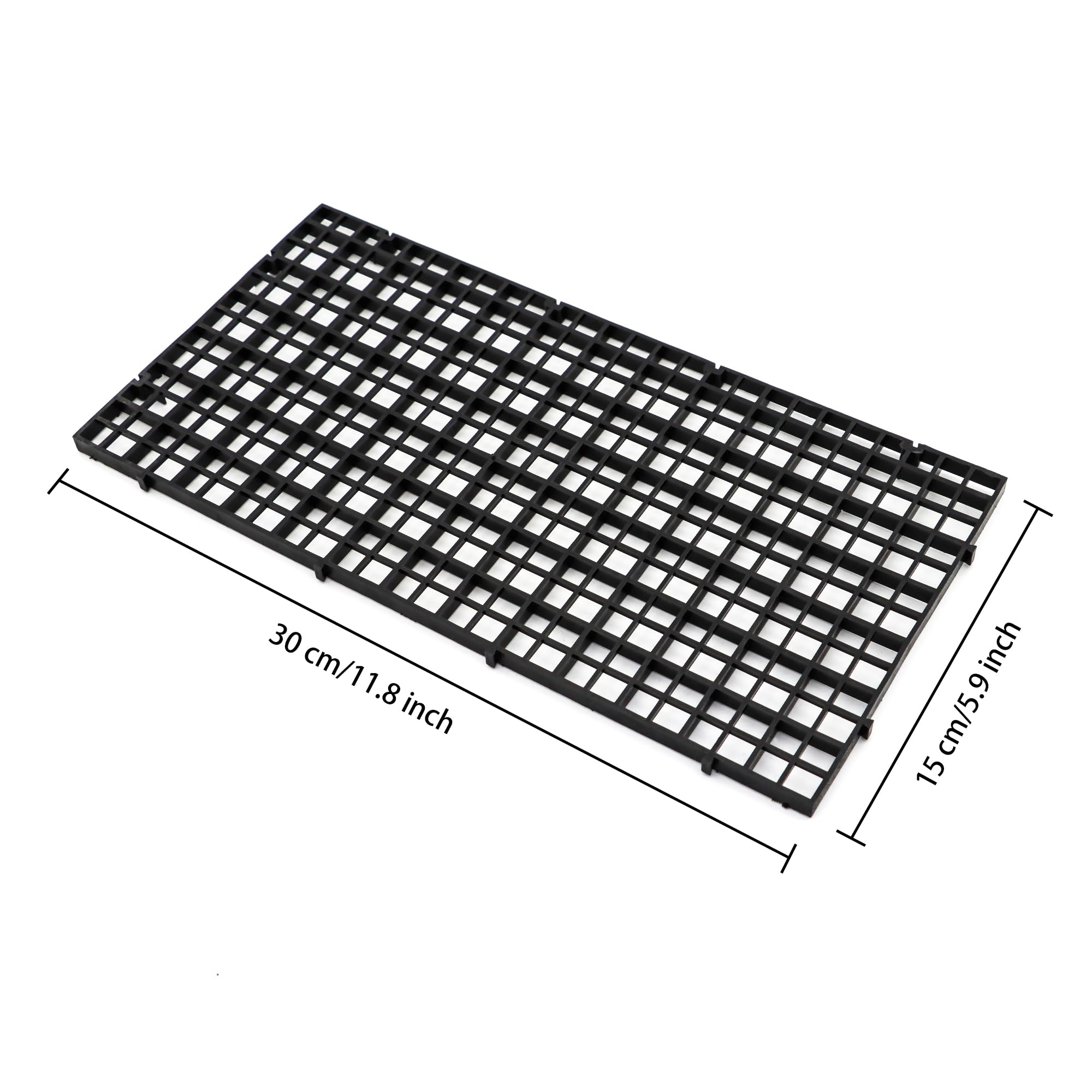 ALEGI aquarium grid bottom tray for waste capture and easy maintenance.